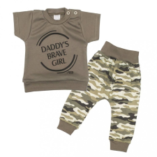 NEW BABY 2-részes baba együttes New Baby Army girl babaruha szett
