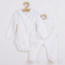 NEW BABY 2-részes baba együttes New Baby Stripes fehér gyerek ruha szett
