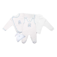 NEW BABY 4 részes babaegyüttes fehér kabátkával 3-6 hó (68 cm) gyerek kabát, dzseki