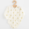 NEW BABY Baba Biopamut hosszú ujjú patentos body New Baby Olives