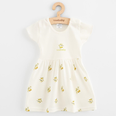 NEW BABY Baba Biopamut rövid ujjú ruha New Baby Olives