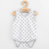 NEW BABY Baba body ujj nélküli New Baby Classic II szürke csillagokat fiú