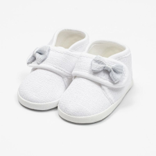 NEW BABY Baba cipők masnival New Baby fehér 12-18 h gyerek cipő