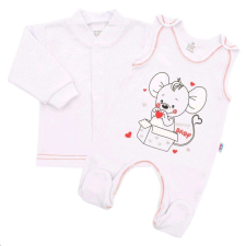 NEW BABY Baba együttes New Baby Mouse fehér 12-18 hó (86 cm) gyerek ruha szett