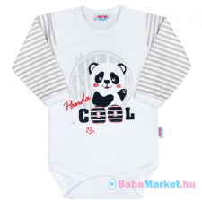 NEW BABY Baba hosszú ujjú body New Baby Panda 86 (12-18 h) kombidressz, body