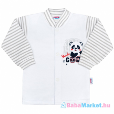 NEW BABY Baba kabátka - New Baby Panda 68 (4-6 h) kombidressz, body