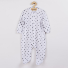NEW BABY Baba kezeslábas New Baby Classic II szürke csillagokkal rugdalózó