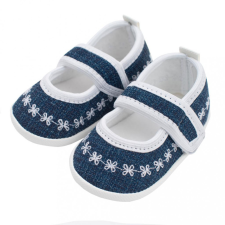 NEW BABY Baba kislányos cipő New Baby Jeans fehér 0-3 h gyerek cipő