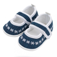 NEW BABY Baba kislányos cipő New Baby Jeans fehér 3-6 h