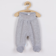 NEW BABY Baba lábfejes nadrág New Baby Classic II szürke babanadrág