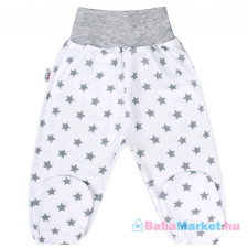 NEW BABY Baba lábfejes nadrág New Baby Classic II szürke csillagokkal 74 (6-9 h) esőkabát
