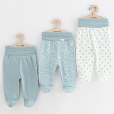 NEW BABY Baba lábfejes nadrág New Baby Classic II Uni 3 db menta