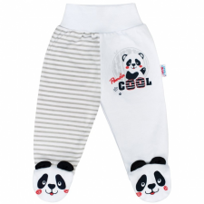 NEW BABY Baba lábfejes nadrág New Baby Panda rugdalózó