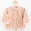 NEW BABY Baba muszlin kabátka New Baby Comfort clothes rózsaszín