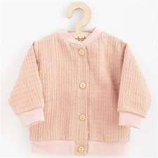 NEW BABY Baba muszlin kabátka New Baby Comfort clothes rózsaszín gyerek pulóver, kardigán