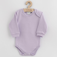 NEW BABY Baba pamut body New Baby lila kombidressz, body