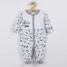 NEW BABY Baba pamut kezeslábas New Baby Music, vel. 80 (9-12 h) babakabát, overál, bundazsák