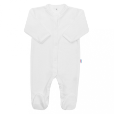 NEW BABY Baba pamut kezeslábas New Baby Practical fehér fiú rugdalózó