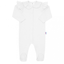 NEW BABY Baba pamut kezeslábas New Baby Stripes fehér 80 (9-12 h) rugdalózó