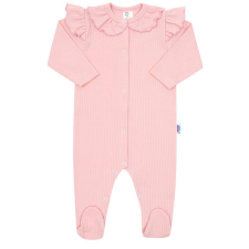 NEW BABY Baba pamut kezeslábas New Baby Stripes rózsaszín rugdalózó