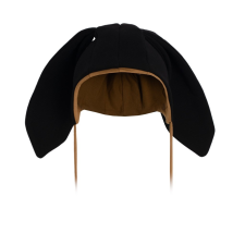 NEW BABY Baba pamut sapka fülekkel New Baby Favorite fekete gyerek sapka