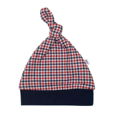 NEW BABY Baba pamut sapka New Baby Checkered, vel. 86 (12-18 h) gyerek sapka