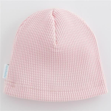 NEW BABY Baba pamut sapka New Baby Luxury clothing rózsaszín babasapka, sál