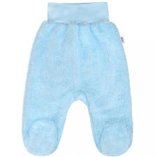 NEW BABY Baba plüss lábfejes nadrág New Baby Nice Bear kék babanadrág