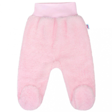 NEW BABY Baba plüss lábfejes nadrág New Baby Nice Bear rózsaszín babanadrág