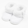 NEW BABY Baba téli csipke csizma New Baby 3-6 h fehér