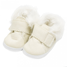 NEW BABY Baba téli velúr cipő New Baby 0-3 h bézs gyerek cipő