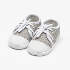 NEW BABY Baba tornacipő New Baby jeans szürke 3-6 h