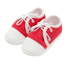 NEW BABY Baba tornacipő New Baby piros 0-3 h, vel. 0-3 m