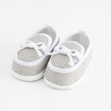 NEW BABY Babacipő - New Baby szürke 6-12 h gyerek cipő