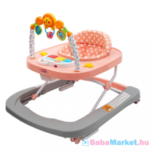 NEW BABY Bébikomp - New Baby szilikon kerekekkel Forest Kingdom Pink bébikomp