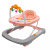 NEW BABY Bébikomp - New Baby szilikon kerekekkel Forest Kingdom Pink