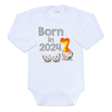NEW BABY Body nyomtatott mintával New Baby Born in 2024 dinoszaurusz kombidressz, body