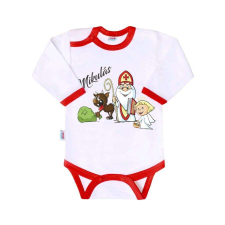 NEW BABY Body nyomtatott mintával New Baby Mikulás, vel. 74 (6-9 h) kombidressz, body
