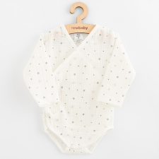 NEW BABY Csecsemő muszlin patentos body New Baby Arthur kombidressz, body