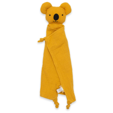 NEW BABY Muszlin szundikendő New Baby Koala Mustard plüssfigura