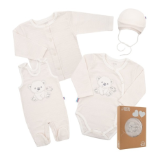 NEW BABY | New Baby Sweet Bear | Baba együttes New Baby Sweet Bear bézs | Bézs | 62 (3-6 h)