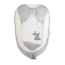 NEW BABY | New Baby Zebra exclusive | Babafészek paplannal kisbabák számára Minky New Baby Zebra exclusive fehér szürke | Fehér | babafészek