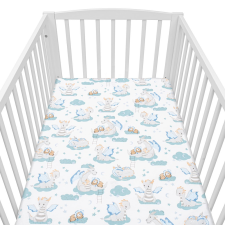 NEW BABY Pamut kiságyba való lepedő pamut New Baby Sárkány 120x60 cm babaágynemű, babapléd
