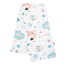 NEW BABY pelenka flanell Állatkák fehér mosható pelenka