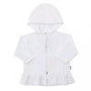 NEW BABY Plüss kapucnis pulóver New Baby Baby fehér