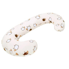 NEW BABY sokoldalú újszülött ápolási párna, C alakú, bézs lakástextília