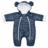 NEW BABY Téli kezeslábas kapucnival és fülekkel New Baby Pumi blue