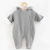 NEW BABY Téli kezeslábas kapucnival New Baby Frosty grey