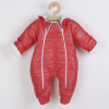 NEW BABY Téli kezeslábas - New Baby Pumi red raspberry - 56 (0-3 h)