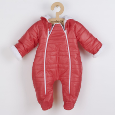 NEW BABY Téli kezeslábas - New Baby Pumi red raspberry - 56 (0-3 h) overál